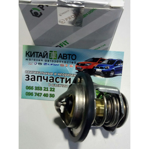 Термостат 82 ° (PROFIT Чехія) Geely CK1 (до 2009р.), Geely CK1F (з 2011р.), Geely CK2, Geely GC6 (LG-4), Geely LC (GC2), Geely LC Cross (GX2), Geely 2010 р.), Geely MK2 