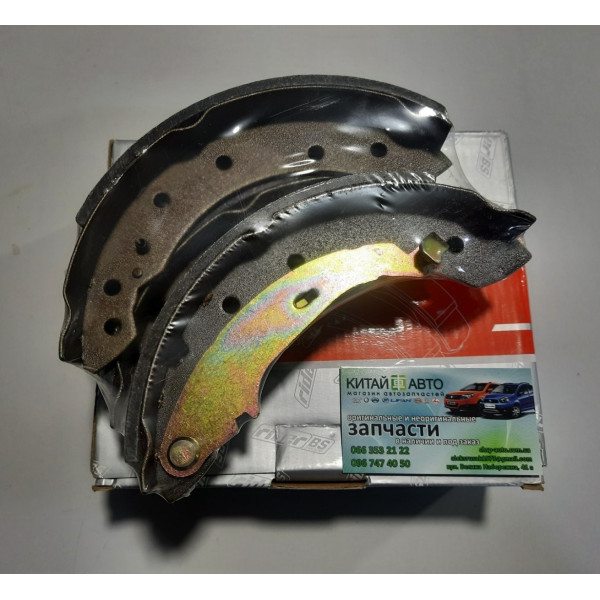 Колодки гальмівні задні (комплект) (Rider Польща) Lifan 520 (Breez, 1.3), Lifan 520 (Breez, 1.6), SMA Maple