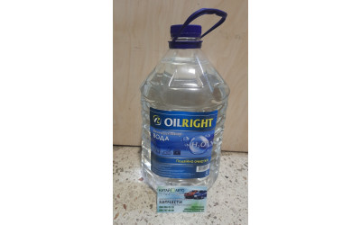 Вода дистильована (5л.) (OIL RIGHT Україна)