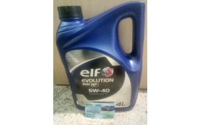 Масло моторне ELF EVOLUTION 900 NF (Франція) 5W-40 (ACEA A3/B4, API SN/CF, VW 502.00/505.00) 4L