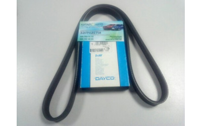 Ремень генератора и помпы (DAYCO Испания) Geely CK1 (до 2009г.), Geely CK1F (с 2011г.), Geely CK2, Geely GC6 (LG-4), Geely LC (GC2), Geely LC Cross (GX2), Geely MK Cross, Geely MK1 (1.6, до 2010г.), Geely MK2 (1.5, с 2010г.), Lifan 320 (Smily), Lifan 520