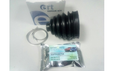 Пыльник шруса наружный (+смазка, +хомуты) (ERT Испания) Geely CK1 (до 2009г.), Geely CK1F (с 2011г.), Geely CK2, Lifan 520 (Breez, 1.3), SMA Maple
