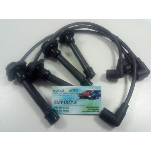 Провода высоковольтные (комплект) (Kimiko Тайвань) Geely CK1 (до 2009г.), Geely CK1F (с 2011г.), Geely CK2, Geely GC6 (LG-4), Geely LC (GC2), Geely LC Cross (GX2), Geely MK Cross, Geely MK1 (1.6, до 2010г.), Geely MK2 (1.5, с 2010г.)