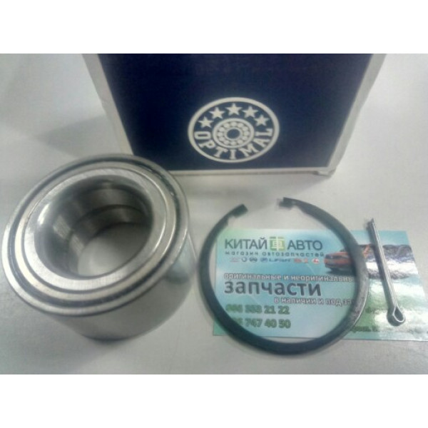 Подшипник передней ступицы (OPTIMAL Германия) Geely CK1 (до 2009г.), Geely CK1F (с 2011г.), Geely CK2, Lifan 320 (Smily)