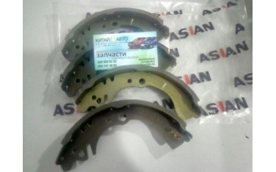 Колодки тормозные задние (с ABS) (комплект) (ASIAN Китай) Geely CK1 (до 2009г.), Geely CK1F (с 2011г.), Geely CK2, Lifan 320 (Smily)