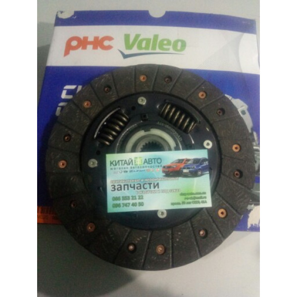 Диск сцепления (VALEO Франция) Chery A13, Forza (HB), Chery A13, Forza (Sedan), Chery Amulet (FL,1.5,с 2012г.), Chery Amulet (до 2012г.,1.5), Chery E5 (1.5, A21FL), Chery Elara (до 2011г, 1.5)