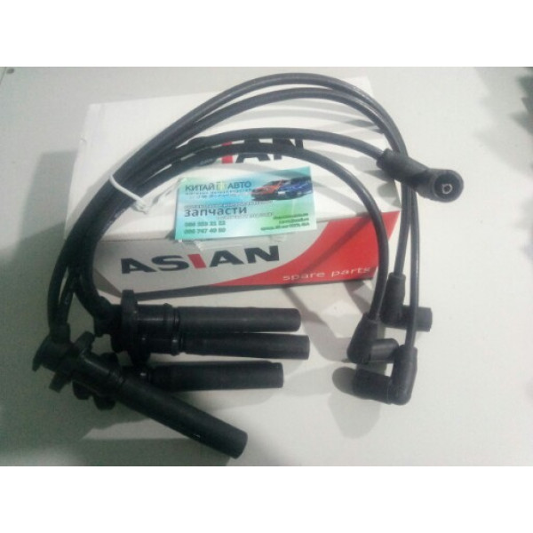 Провода высоковольтные (комплект) (ASIAN Китай) Geely CK1 (до 2009г.), Geely CK1F (с 2011г.), Geely CK2, Geely GC6 (LG-4), Geely LC (GC2), Geely LC Cross (GX2), Geely MK Cross, Geely MK1 (1.6, до 2010г.), Geely MK2 (1.5, с 2010г.)