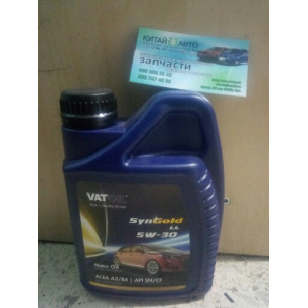 Масло моторное VATOIL SynGold (Голландия) 5W-30 1L ( ACEA A3/B4-12, API SN/CF )