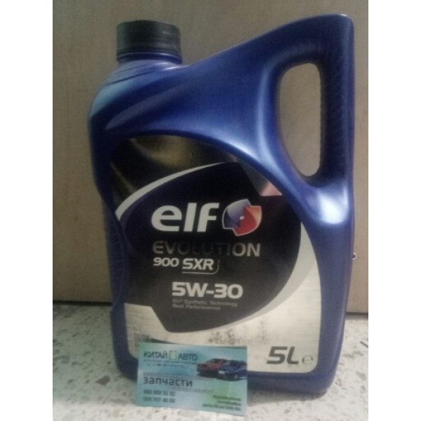 Масло моторное ELF EVOLUTION 900 SXR (Франция) 5W-30 (ACEA A5/B5, API SL/CF, RN 0700) 5L