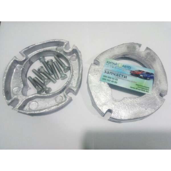 Проставки увеличения клиренса опоры передние (комплект) Geely CK1 (до 2009г.), Geely CK1F (с 2011г.), Geely CK2, Lifan 520 (Breez, 1.3), Lifan 520 (Breez, 1.6), SMA Maple