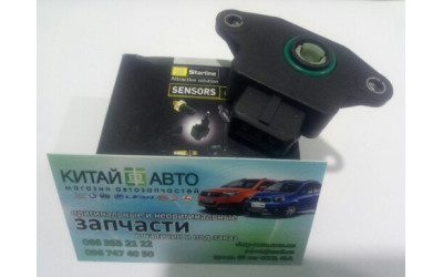 Датчик положения дросельной заслонки (Starline Венгрия) (480E*,481Q, 2010г.) Chery Amulet A11 (1.6, до 2010г.), Geely CK1 (до 2009г.), Geely CK1F (с 2011г.), Geely CK2, Geely MK1 (1.6, до 2010г.)