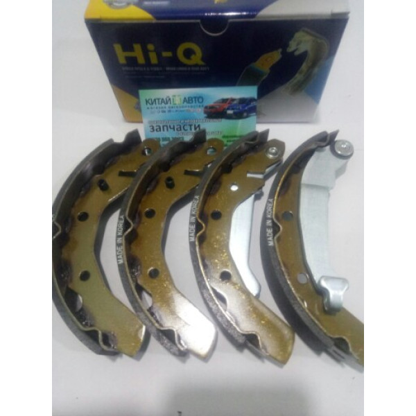 Колодки ручного тормоза (ручника) задние (комплект) (Hi-Q Корея) Chery QQ (S11, 0.8), Chery QQ (S11, 1.1)