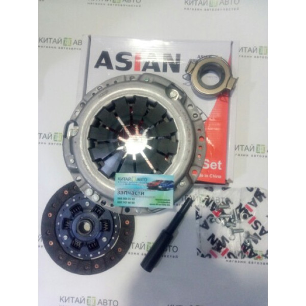 Комплект сцепления (180mm.) (корзина + диск + выжимной) (ASIAN Китай) Geely CK, CK2