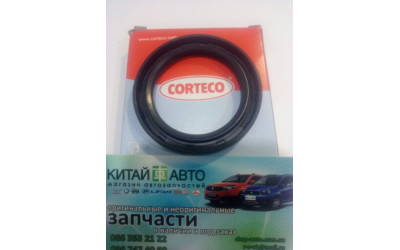 Сальник коленвала передний (CORTECO Германия) Chery Tiggo T11 (2.0, до 2010г.), Chery Tiggo T11 (2.4, до 2010г.,AT), Chery Tiggo T11 (2.4, до 2010г.,MT), Great Wall Haval H3 (2.0), Great Wall Hover H2 (2.4), ZX Land Mark