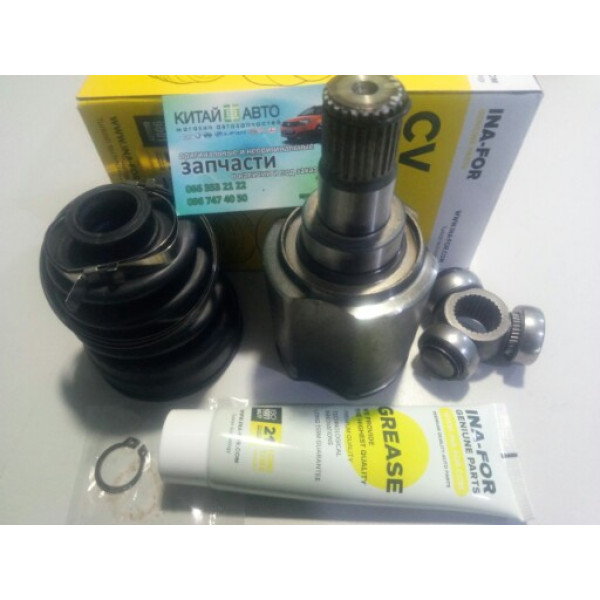 Шрус внутренний (29z вн./25z нар.) (INA-FOR Китай) Chery Zaz Forza A13 Hatchback (1.5 MT 2008-2013), Chery Zaz Forza A13 Sedan (1.5 MT 2008-2013)