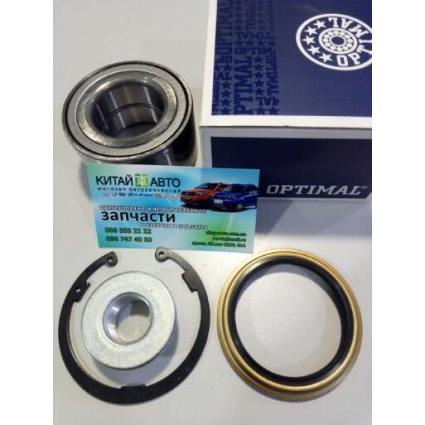 Подшипник передней ступицы (OPTIMAL Германия) Chery A13, Forza (HB), Chery A13, Forza (Sedan), Chery Tiggo (1.6, до 2012г.), Chery Tiggo (1.8, до 2012г.), Chery Tiggo (2.0, до 2010г.), Chery Tiggo (2.4, до 2010г.,AT), Chery Tiggo (2.4, до 2010г.,MT), Cher