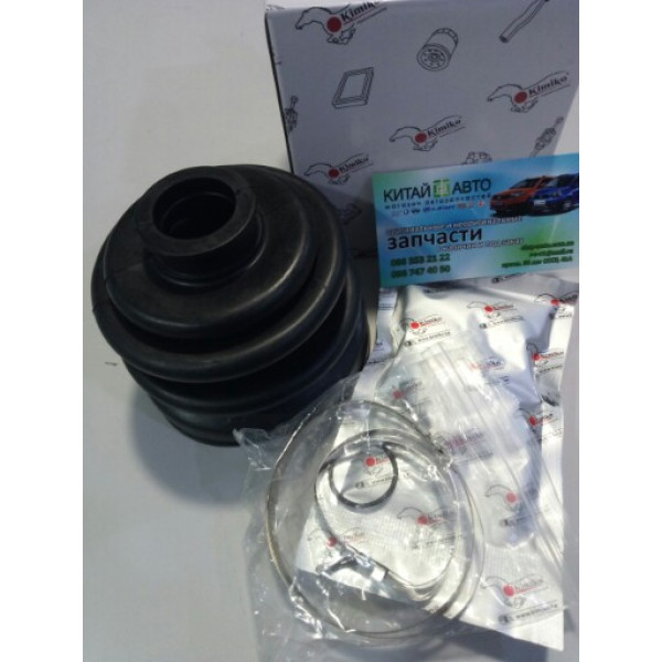 Пыльник шруса наружный (+смазка, +хомуты) (Kimiko Тайвань) Geely CK1 (до 2009г.), Geely CK1F (с 2011г.), Geely CK2, Lifan 520 (Breez, 1.3), SMA Maple