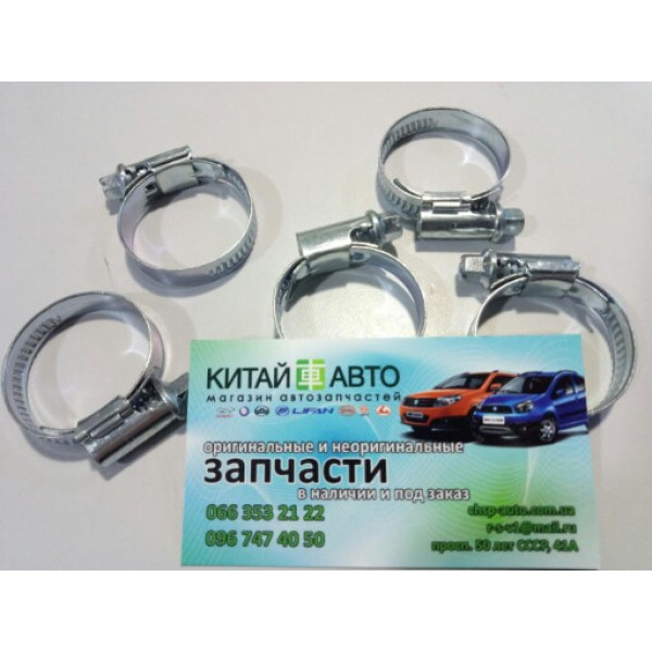 Хомут затяжной оцинкованый (универсальный) (20-32mm.)