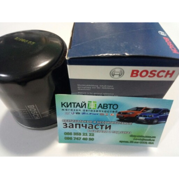 Фильтр масляный (479Q*, 481Q) (BOSCH Германия) Emgrand EC7 (1.8), Emgrand EC7RV (1.8, HB), Emgrand EX7 (1.8, X7), Geely CK1 (до 2009г.), Geely CK1F (с 2011г.), Geely CK2, Geely FC, Geely GC6 (LG-4), Geely LC (GC2), Geely LC Cross (GX2), Geely MK Cross, Ge