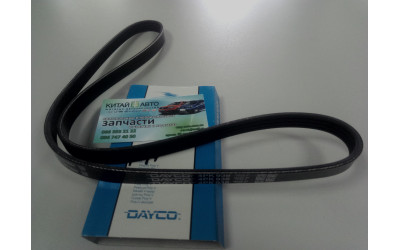 Ремень генератора (DAYCO Италия) Chery Eastar (B11 2.4, AT), Chery Eastar (B11 2.4, MT, MITSUBISHI), Chery Tiggo (2.0, до 2010г.), Chery Tiggo (2.4, до 2010г.,AT), Chery Tiggo (2.4, до 2010г.,MT)