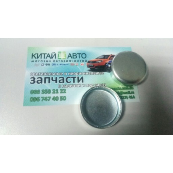 Заглушка блока цилиндров (D= 30, 34mm.) Chery QQ S11 (1.1)