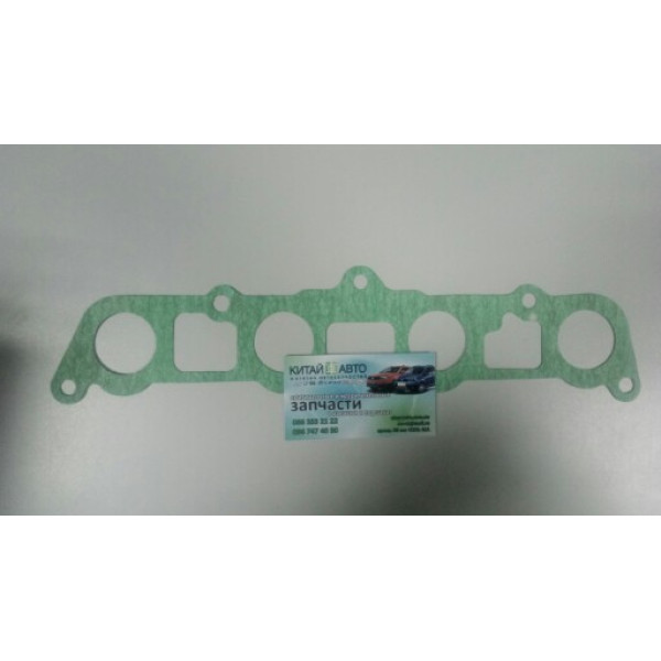 Прокладка впускного коллектора (к головке) (паранит) Chery Amulet (1.6, 2010г.), Chery Karry (A18,1.6)