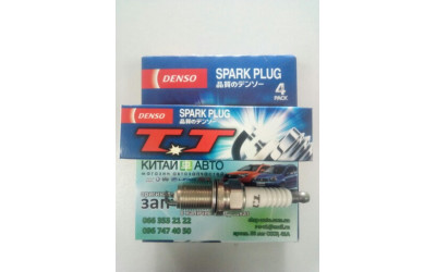 Свечи зажигания (шт.) (DENSO Япония) Chery QQ (S11, 1.1), Geely Emgrand EC7