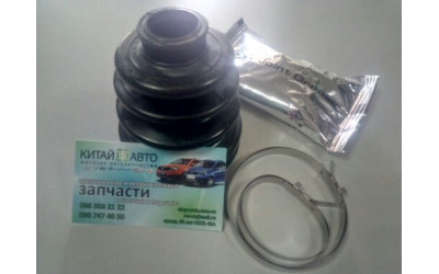 Пыльник шруса наружный (+смазка, +хомуты) Chery Eastar (2.0, B11, ACTECO), Chery Eastar (B11,2.4, ACTECO), Chery Tiggo (1.6, до 2012г.), Chery Tiggo (1.8, до 2012г.), Chery Tiggo (2.0, до 2010г.), Chery Tiggo (2.4, до 2010г.,AT), Chery Tiggo (2.4, до 2010