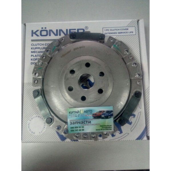 Корзина сцепления (480EF) (KӦNNER Корея) Chery Amulet (1.6 до 2010г.), Chery Karry (A18, 1.6)