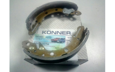 Колодки тормозные задние (без ABS) (комплект) (KӦNNER Корея) Chery A13, Forza (HB), Chery A13, Forza (Sedan), Chery Amulet (1.6,до 2010г.), Chery Amulet (до 2012г.,1.5), Geely CK1 (до 2009г.), Geely CK1F (с 2011г.)