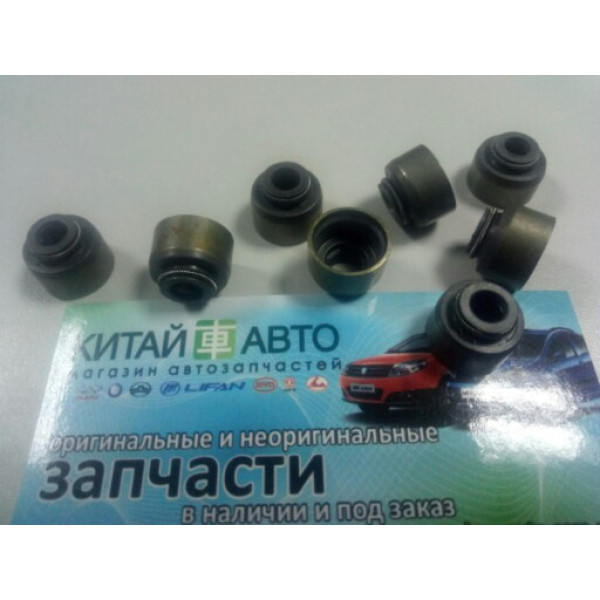Сальник клапана впускного/выпускного (PARTS-MALL Корея) Geely CK1 (до 2009г.), Geely CK1F (с 2011г.), Geely CK2, Geely MK Cross, Geely MK1 (1.6, до 2010г.), Geely MK2 (1.5, с 2010г.), Lifan 320 (Smily), Lifan 520 (Breez, 1.6), Lifan 620 (Solano)
