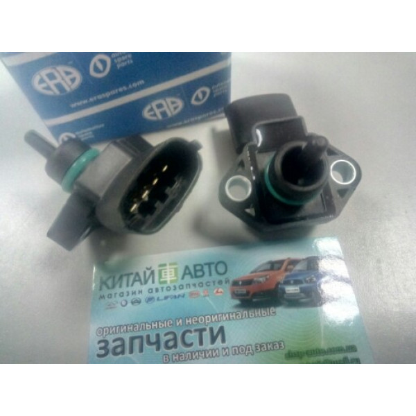 Датчик давления коллектора (ERA Италия) Chery Amulet (1.6, до 2010г.), Chery Karry (A18,1.6), Geely MK1 (1.6, до 2010г.)