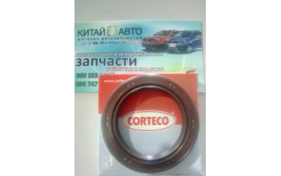 Сальник коленвала передний (CORTECO Германия) Chery A13, Forza (HB), Chery A13, Forza (Sedan), Chery Amulet (1.6,до 2010г.), Chery Amulet (FL,1.5,с 2012г.), Chery Amulet (до 2012г.,1.5), Chery E5 (1.5, A21FL), Chery Elara (до 2011г, 1.5)