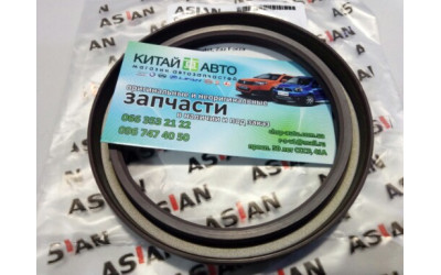Сальник коленвала задний (480E*, 477F) (ASIAN Китай) Chery A13, Forza (HB), Chery A13, Forza (Sedan), Chery Amulet (1.6,до 2010г.), Chery Amulet (до 2012г.,1.5), Chery E5 (1.5, A21FL), Chery Elara (до 2011г, 1.5), Chery Karry (A18,1.6)