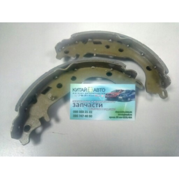 Колодки тормозные задние (комплект) (ASIAN Китай) Geely MK Cross, Geely MK1 (1.6, до 2010г.), Geely MK2 (1.5, с 2010г.)